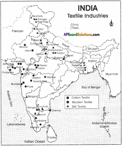 AP Board 9th Class Social Studies Important Questions Chapter 7 Industries in India 7
