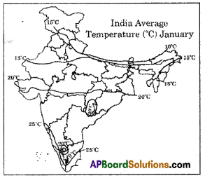 AP SSC 10th Class Social Studies Important Questions Chapter 4 Climate of India 1