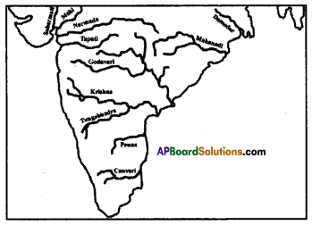 AP SSC 10th Class Social Studies Important Questions Chapter 5 Indian Rivers and Water Resources 1