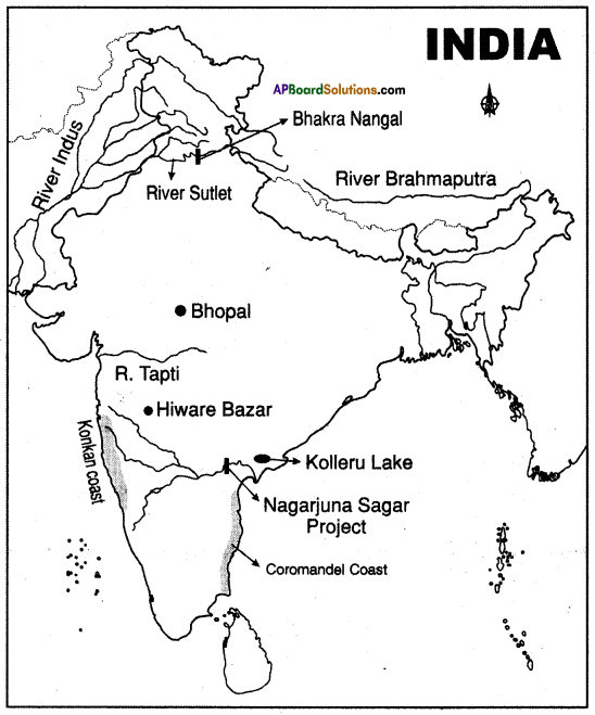 AP SSC 10th Class Social Studies Important Questions Chapter 5 Indian Rivers and Water Resources 7