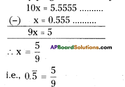 AP Board 9th Class Maths Solutions Chapter 1 Real Numbers Ex 1.1 10