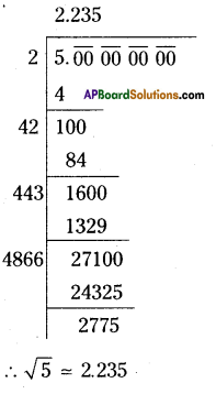 AP Board 9th Class Maths Solutions Chapter 1 Real Numbers Ex 1.2 1