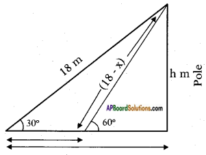 AP SSC 10th Class Maths Solutions Chapter 12 Applications of Trigonometry Ex 12.2 5