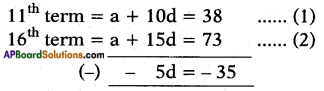 AP SSC 10th Class Maths Solutions Chapter 6 Progressions Ex 6.2 7
