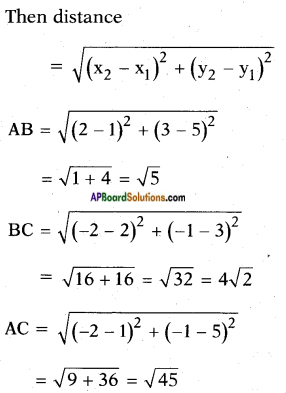 AP SSC 10th Class Maths Solutions Chapter 7 Coordinate Geometry Ex 7.1 4