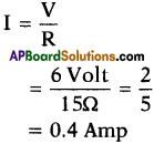 AP SSC 10th Class Physics Important Questions Chapter 11 Electric Current 11