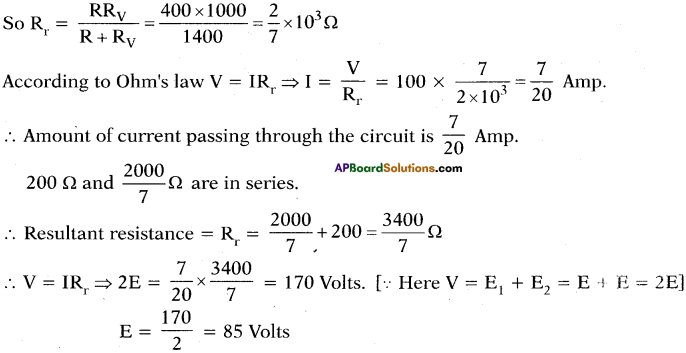 AP SSC 10th Class Physics Important Questions Chapter 11 Electric Current 82