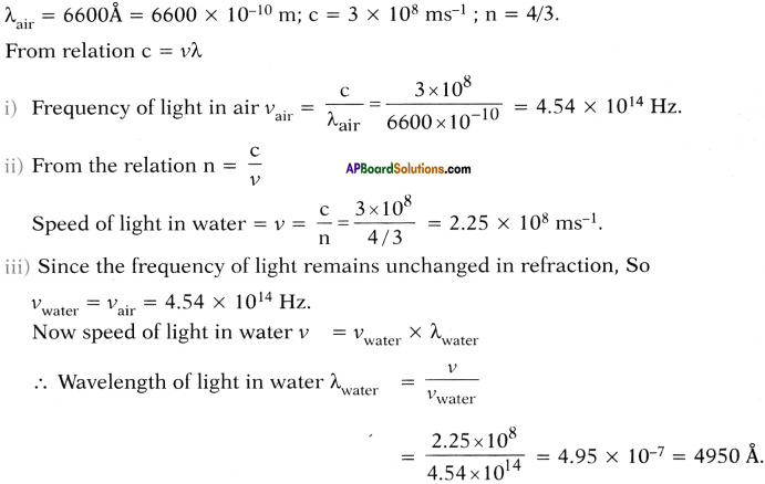 AP SSC 10th Class Physics Important Questions Chapter 5 Refraction of Light at Plane Surfaces 27