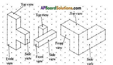 AP Board 8th Class Maths Solutions Chapter 13 Visualizing 3-D in 2-D Ex 13.1 6