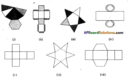 AP Board 8th Class Maths Solutions Chapter 13 Visualizing 3-D in 2-D Ex 13.2 6