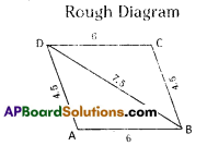 AP Board 8th Class Maths Solutions Chapter 3 Construction of Quadrilaterals Ex 3.2 3