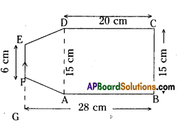 AP Board 8th Class Maths Solutions Chapter 8 Area of Plane Figures Ex 9.1 13