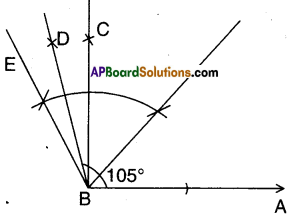 AP Board 9th Class Maths Solutions Chapter 13 Geometrical Constructions Ex 13.1 9