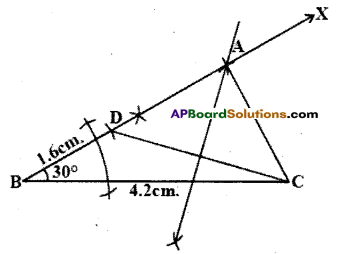 AP Board 9th Class Maths Solutions Chapter 13 Geometrical Constructions InText Questions 3