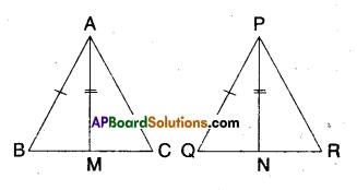 AP Board 9th Class Maths Solutions Chapter 7 Triangles Ex 7.3 2