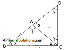 AP Board 9th Class Maths Solutions Chapter 7 Triangles Ex 7.3 6
