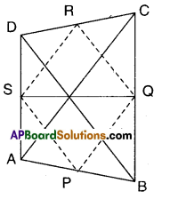 AP Board 9th Class Maths Solutions Chapter 8 Quadrilaterals Ex 8.4 5