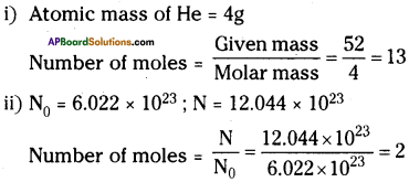 AP Board 9th Class Physical Science Important Questions Chapter 4 Atoms and Molecules 6