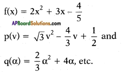 AP SSC 10th Class Maths Chapter 3 Polynomials InText Questions 1