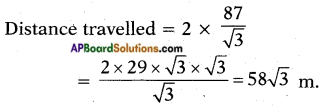 AP SSC 10th Class Maths Solutions Chapter 12 Applications of Trigonometry Optional Exercise 2