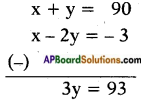 AP SSC 10th Class Maths Solutions Chapter 4 Pair of Linear Equations in Two Variables Ex 4.2 6