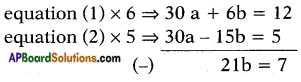 AP SSC 10th Class Maths Solutions Chapter 4 Pair of Linear Equations in Two Variables Ex 4.3 1