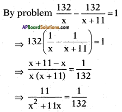 AP SSC 10th Class Maths Solutions Chapter 5 Quadratic Equations Ex 5.3 15