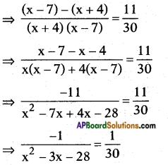 AP SSC 10th Class Maths Solutions Chapter 5 Quadratic Equations Ex 5.3 9