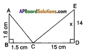 AP SSC 10th Class Maths Solutions Chapter 8 Similar Triangles InText Questions 30