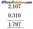 AP Board 6th Class Maths Solutions Chapter 5 Fractions and Decimals Ex 5.5 5