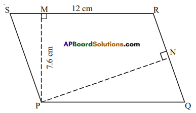 AP Board 7th Class Maths Solutions Chapter 13 Area and Perimeter Ex 2 2
