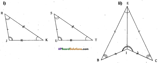 AP Board 7th Class Maths Solutions Chapter 8 Congruency of Triangles InText Questions 5