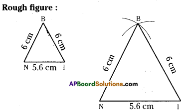 AP Board 7th Class Maths Solutions Chapter 9 Construction of Triangles Ex 1 2