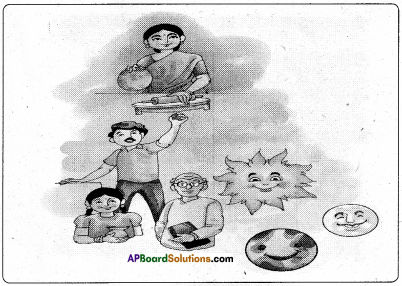 AP Board 6th Class Hindi Solutions सन्नद्धता कार्यक्रम Chapter 11 मम्मी की रोटी गोल.. गोल.. 1