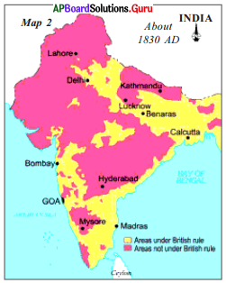 AP 7th Class Social Bits Chapter 15 Establishment of the British Empire in India with Answers 5