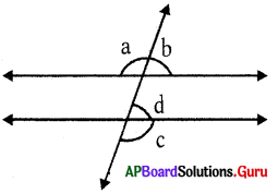 AP 7th Class Maths Bits 4th Lesson Lines and Angles 6