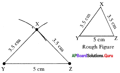 AP Board 7th Class Maths Solutions Chapter 10 Construction of Triangles Ex 10.1 3