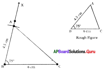 AP Board 7th Class Maths Solutions Chapter 10 Construction of Triangles Ex 10.2 1