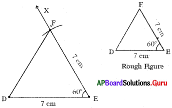 AP Board 7th Class Maths Solutions Chapter 10 Construction of Triangles Ex 10.2 2