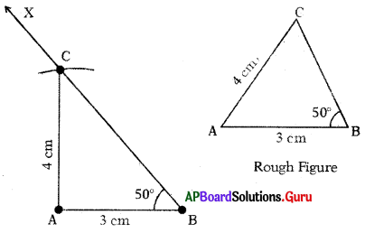AP Board 7th Class Maths Solutions Chapter 10 Construction of Triangles Ex 10.2 3