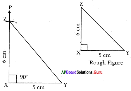 AP Board 7th Class Maths Solutions Chapter 10 Construction of Triangles Ex 10.2 4