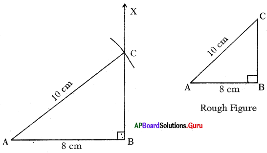 AP Board 7th Class Maths Solutions Chapter 10 Construction of Triangles Ex 10.2 5