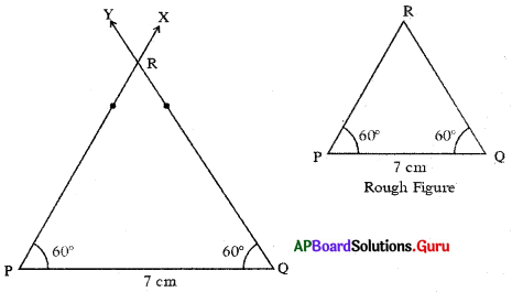 AP Board 7th Class Maths Solutions Chapter 10 Construction of Triangles Ex 10.3 3