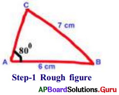 AP Board 7th Class Maths Solutions Chapter 10 Construction of Triangles InText Questions 9