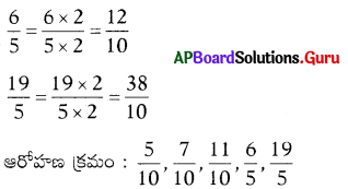 AP Board 7th Class Maths Solutions Chapter 2 భిన్నాలు మరియు దశాంశాలు Review Exercise 2
