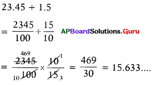 AP Board 7th Class Maths Solutions Chapter 2 భిన్నాలు మరియు దశాంశాలు Unit Exercise 7