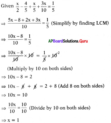 AP Board 7th Class Maths Solutions Chapter 3 Simple Equations Ex 3.3 14