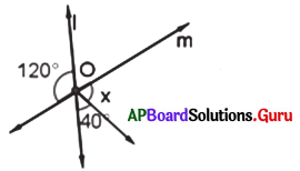 AP Board 7th Class Maths Solutions Chapter 4 రేఖలు మరియు కోణాలు Unit Exercise 2