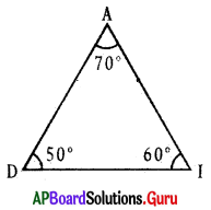 AP Board 7th Class Maths Solutions Chapter 5 Triangles Unit Exercise 2