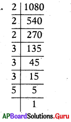 AP Board 7th Class Maths Solutions Chapter 8 Exponents and Powers Ex 8.1 4